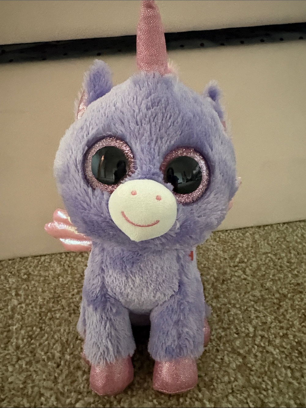 Medium-sized Athena Unicorn Beanie Boo